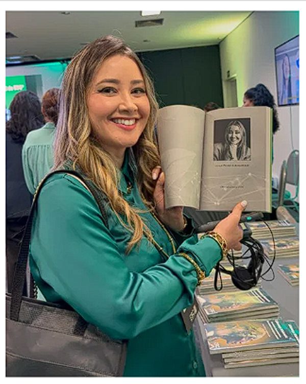 Imagem da mentora Lilian primo e dois convidados